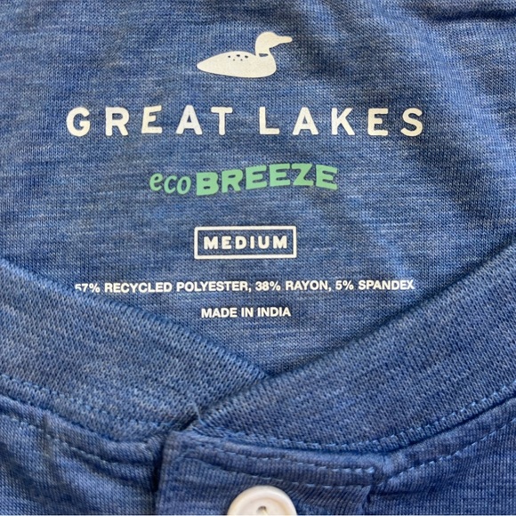Great Lakes long sleeve Henley R80 - Picture 2 of 4
